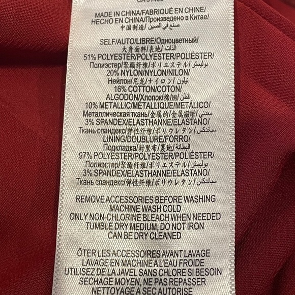 NWT BCBGMAXAZRIA Ruby Red Tristina Ruched Strapless Dress Sz 2 - Picture 12 of 12